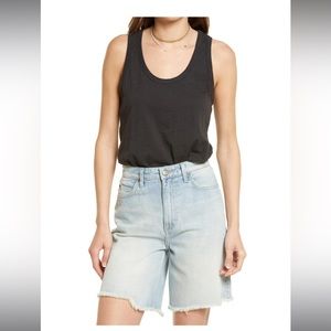 Free People intimates tee off bodysuit tank top